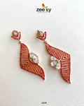 Earrings-0595 - by - Libasekhas UK - Registered Vendor of : Zeesy - 100% Original Designer Dresss