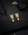 Cobble Crush Earrings - by - Libasekhas UK - Registered Vendor of : Zeesy - 100% Original Designer Dresss