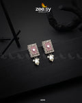 Gravel Earrings - by - Libasekhas UK - Registered Vendor of : Zeesy - 100% Original Designer Dresss