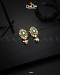 Quartz Earrings - by - Libasekhas UK - Registered Vendor of : Zeesy - 100% Original Designer Dresss