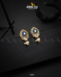 Quartz Earrings - by - Libasekhas UK - Registered Vendor of : Zeesy - 100% Original Designer Dresss