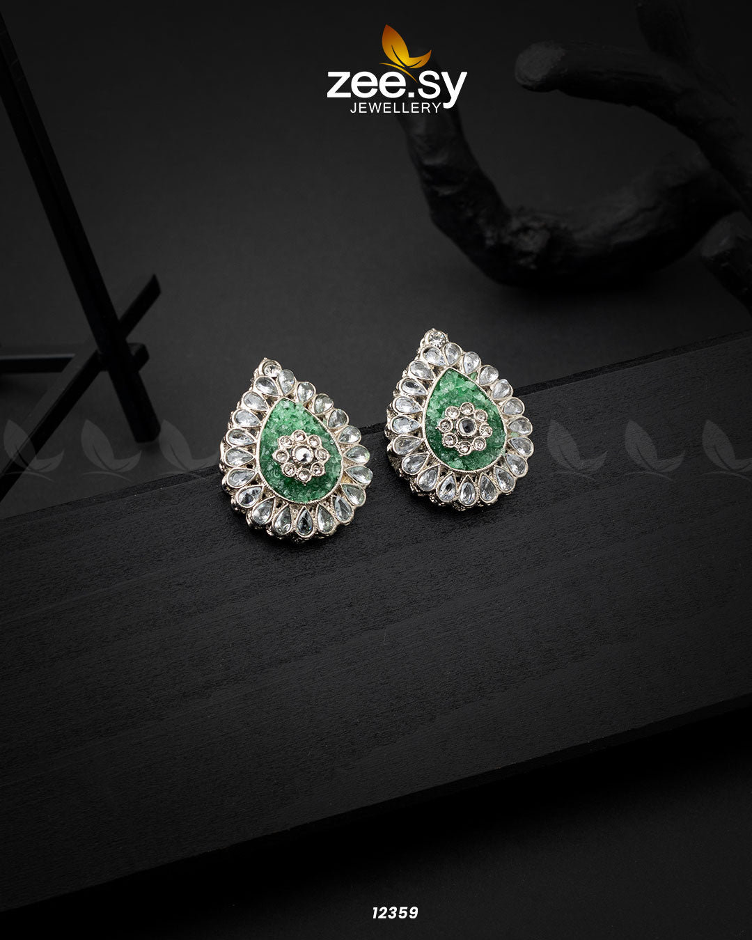 Turkish Earrings - by - Libasekhas UK - Registered Vendor of : Zeesy - 100% Original Designer Dresss
