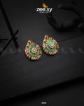 Slate Crush Earrings - by - Libasekhas UK - Registered Vendor of : Zeesy - 100% Original Designer Dresss