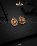 Slate Crush Earrings - by - Libasekhas UK - Registered Vendor of : Zeesy - 100% Original Designer Dresss
