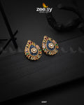 Slate Crush Earrings - by - Libasekhas UK - Registered Vendor of : Zeesy - 100% Original Designer Dresss