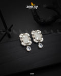 Agate Studs Earrings - by - Libasekhas UK - Registered Vendor of : Zeesy - 100% Original Designer Dresss