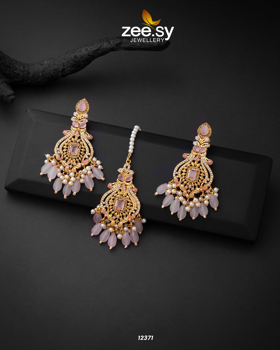 Minal's Earrings - by - Libasekhas UK - Registered Vendor of : Zeesy - 100% Original Designer Dresss