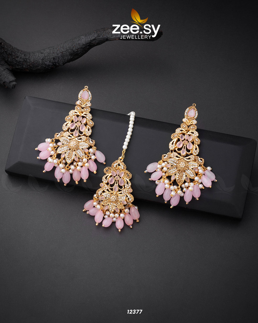 Sarah's Earrings - by - Libasekhas UK - Registered Vendor of : Zeesy - 100% Original Designer Dresss