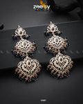 Keerthi's Earrings - by - Libasekhas UK - Registered Vendor of : Zeesy - 100% Original Designer Dresss