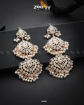 Keerthi's Earrings - by - Libasekhas UK - Registered Vendor of : Zeesy - 100% Original Designer Dresss
