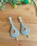 Paree Earrings - by - Libasekhas UK - Registered Vendor of : Zeesy - 100% Original Designer Dresss