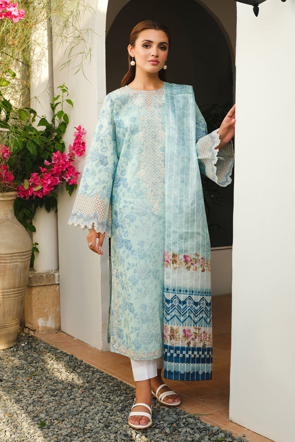 Baroque | Luxury Pret 24 | LAWN UF-661 - by - Libasekhas UK - Registered Vendor of : Baroque - 100% Original Designer Dresss