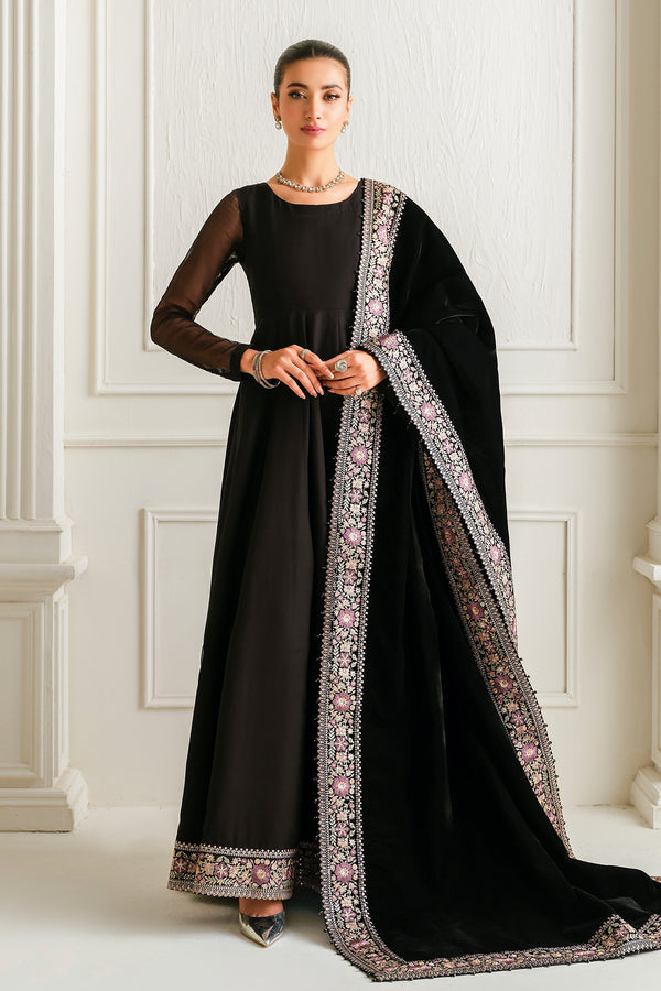 Baroque | Luxury Pret 25 | EMBROIDERED CHIFFON PR-1019 - by Libasekhas UK - Registered Vendor of : Baroque - 100% Original Designer Dress