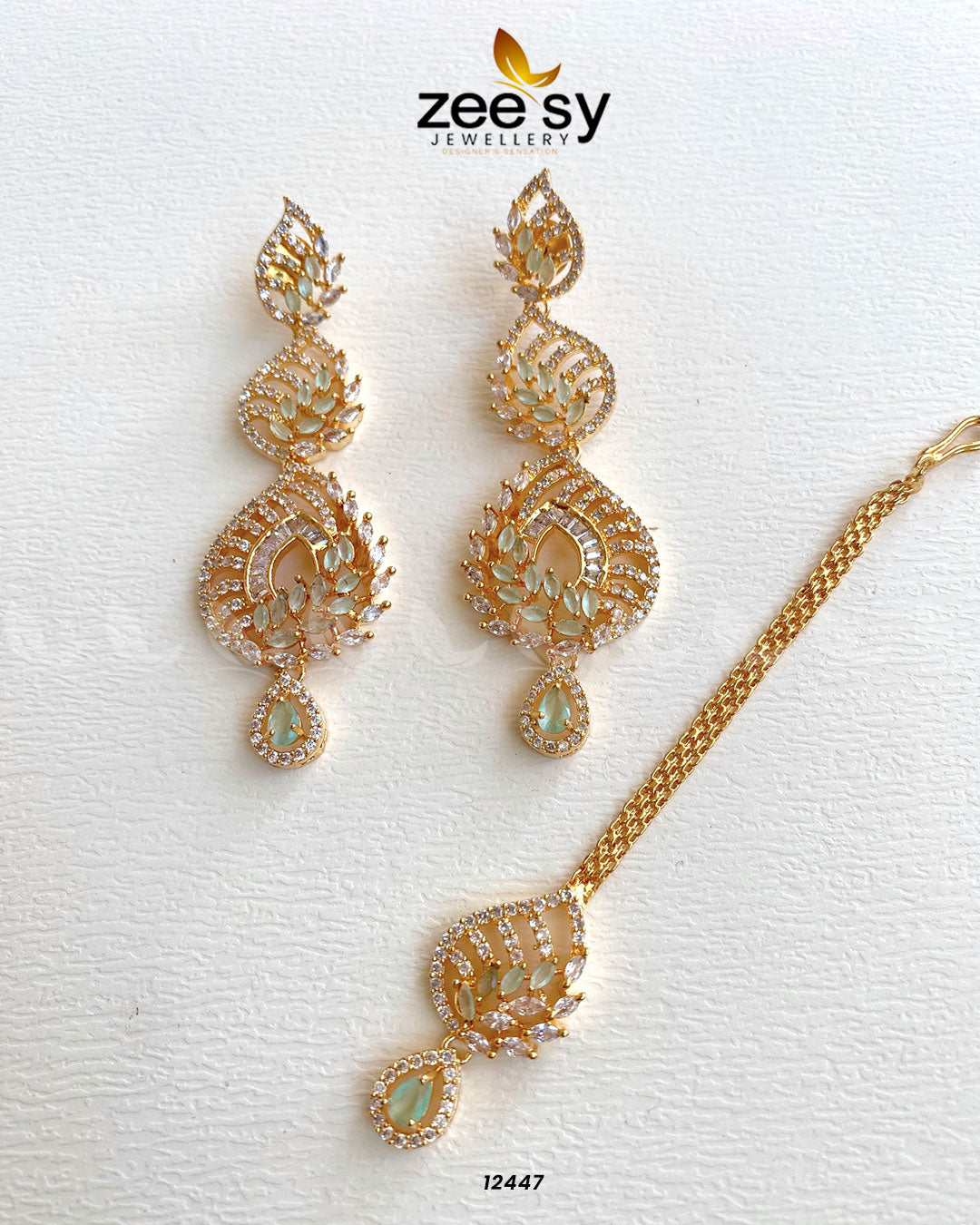Earrings-0665 - by - Libasekhas UK - Registered Vendor of : Zeesy - 100% Original Designer Dresss