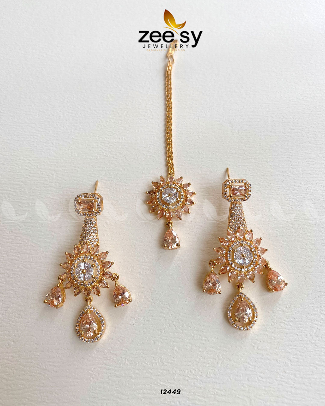 Earrings-0670 - by - Libasekhas UK - Registered Vendor of : Zeesy - 100% Original Designer Dresss