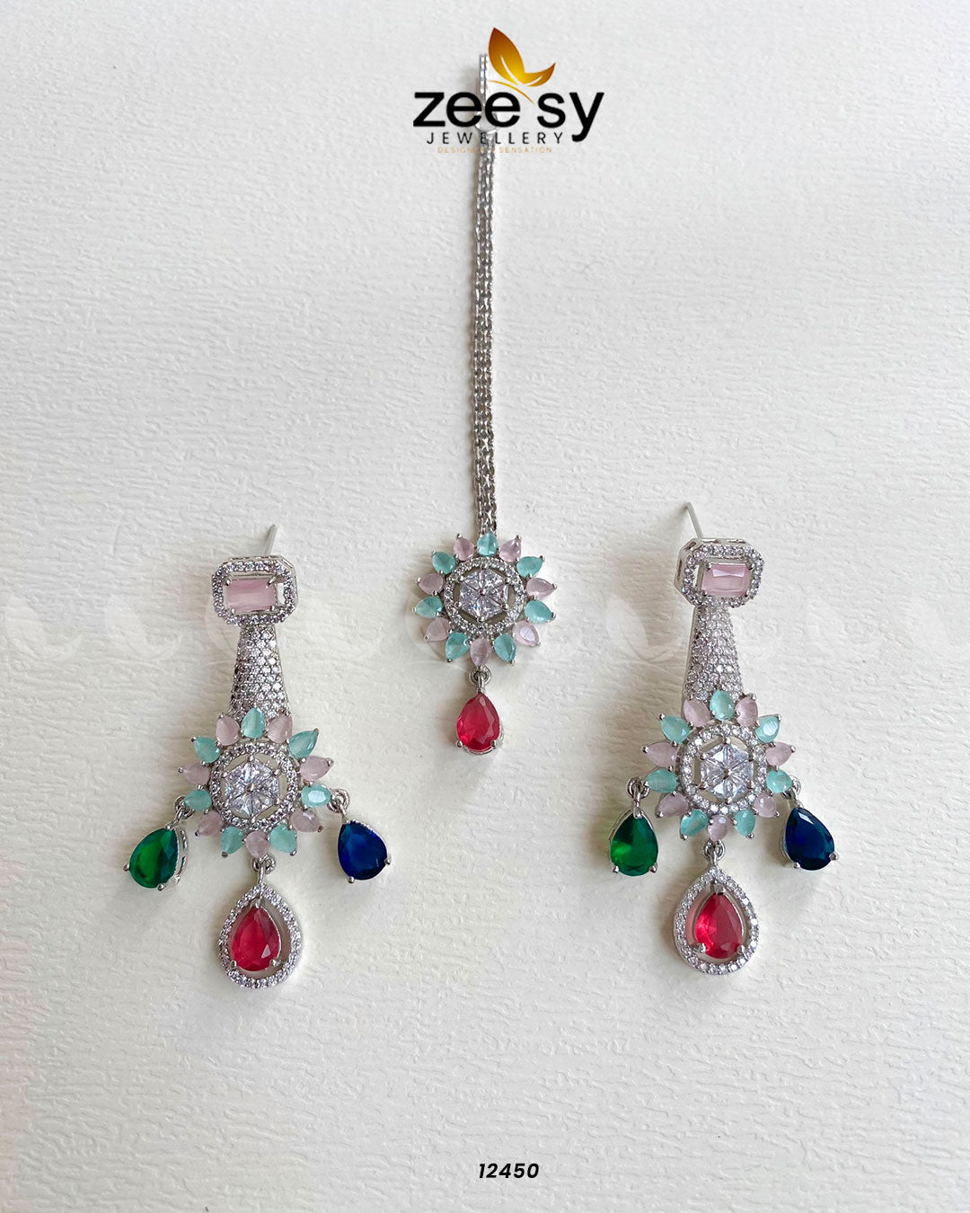 Earrings-0670 - by - Libasekhas UK - Registered Vendor of : Zeesy - 100% Original Designer Dresss