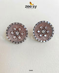 Studs Earrings - by - Libasekhas UK - Registered Vendor of : Zeesy - 100% Original Designer Dresss