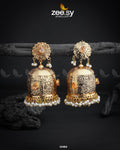 Shaymin Earrings - by - Libasekhas UK - Registered Vendor of : Zeesy - 100% Original Designer Dresss