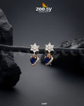 Heart Earrings - by - Libasekhas UK - Registered Vendor of : Zeesy - 100% Original Designer Dresss