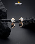 Heart Earrings - by - Libasekhas UK - Registered Vendor of : Zeesy - 100% Original Designer Dresss