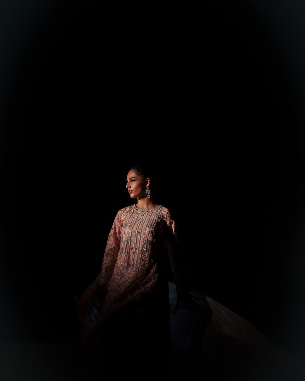 Vasal | Zyra Luxe Pret 26 | Peach Charm - by Libasekhas UK - Registered Vendor of : Vasal - 100% Original Designer Dress