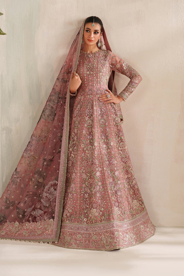 Baroque | Formals Collection | EMBROIDERED NET UF-4377 - by Libasekhas UK - Registered Vendor of : Baroque - 100% Original Designer Dress