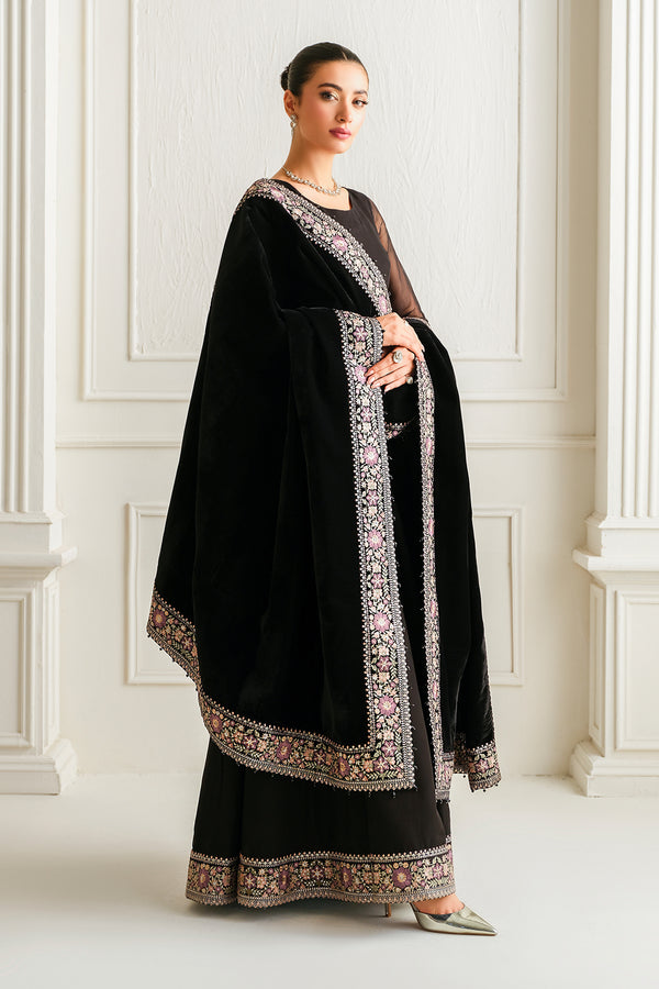 Baroque | Luxury Pret 25 | EMBROIDERED CHIFFON PR-1019 - by Libasekhas UK - Registered Vendor of : Baroque - 100% Original Designer Dress
