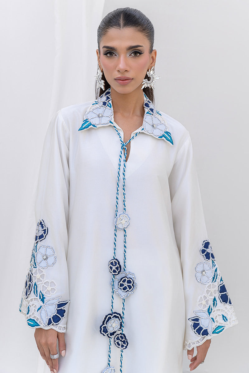 Chic Ophicial | Aarzu Luxe Pret | Ocean Pearl - by Libasekhas UK - Registered Vendor of : Chic Ophicial - 100% Original Designer Dress