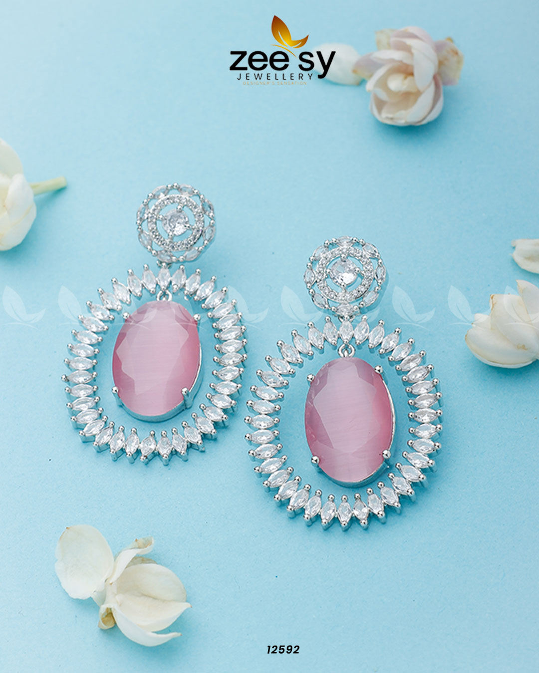 Victorian Earrings - by - Libasekhas UK - Registered Vendor of : Zeesy - 100% Original Designer Dresss