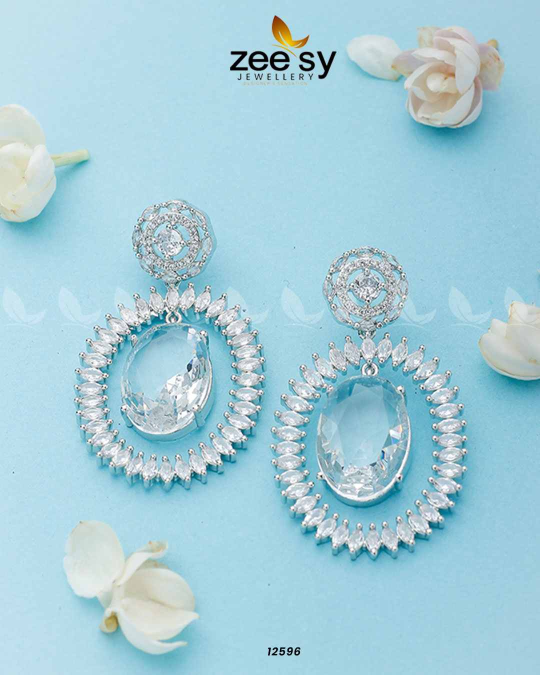 Victorian Earrings - by - Libasekhas UK - Registered Vendor of : Zeesy - 100% Original Designer Dresss