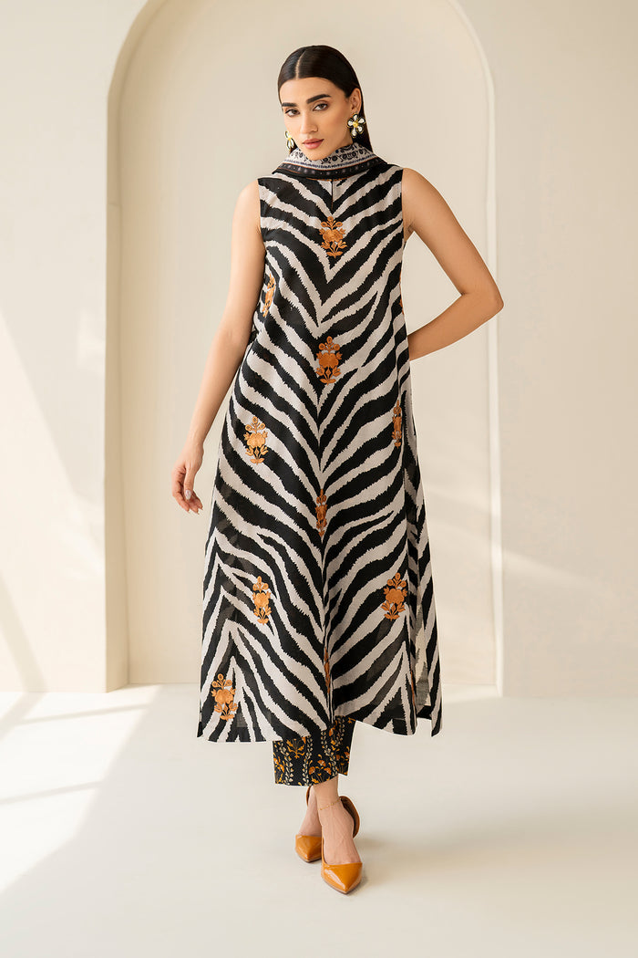 Baroque | Luxury Pret Summer | UF-4206 - by Libasekhas UK - Registered Vendor of : Baroque - 100% Original Designer Dress