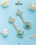 Lunara Earrings - by - Libasekhas UK - Registered Vendor of : Zeesy - 100% Original Designer Dresss