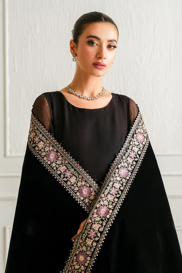 Baroque | Luxury Pret 25 | EMBROIDERED CHIFFON PR-1019 - by Libasekhas UK - Registered Vendor of : Baroque - 100% Original Designer Dress