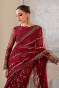 Iznik | Chinnon Chiffon | CC-49 Embroidered Net - by - Libasekhas UK - Registered Vendor of : Iznik - 100% Original Designer Dresss