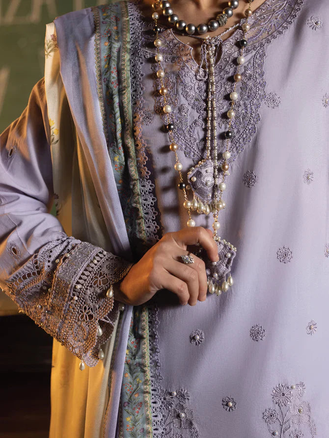Faiza Faisal | Maya Luxury Lawn | Nazali - by - Libasekhas UK - Registered Vendor of : Faiza Faisal - 100% Original Designer Dresss
