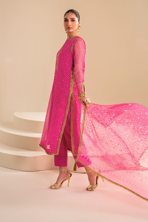 Baroque | Luxury Pret 24 | CHIFFON UF-626 - by - Libasekhas UK - Registered Vendor of : Baroque - 100% Original Designer Dresss