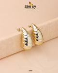 Hyperbola Drop Earrings - by - Libasekhas UK - Registered Vendor of : Zeesy - 100% Original Designer Dresss