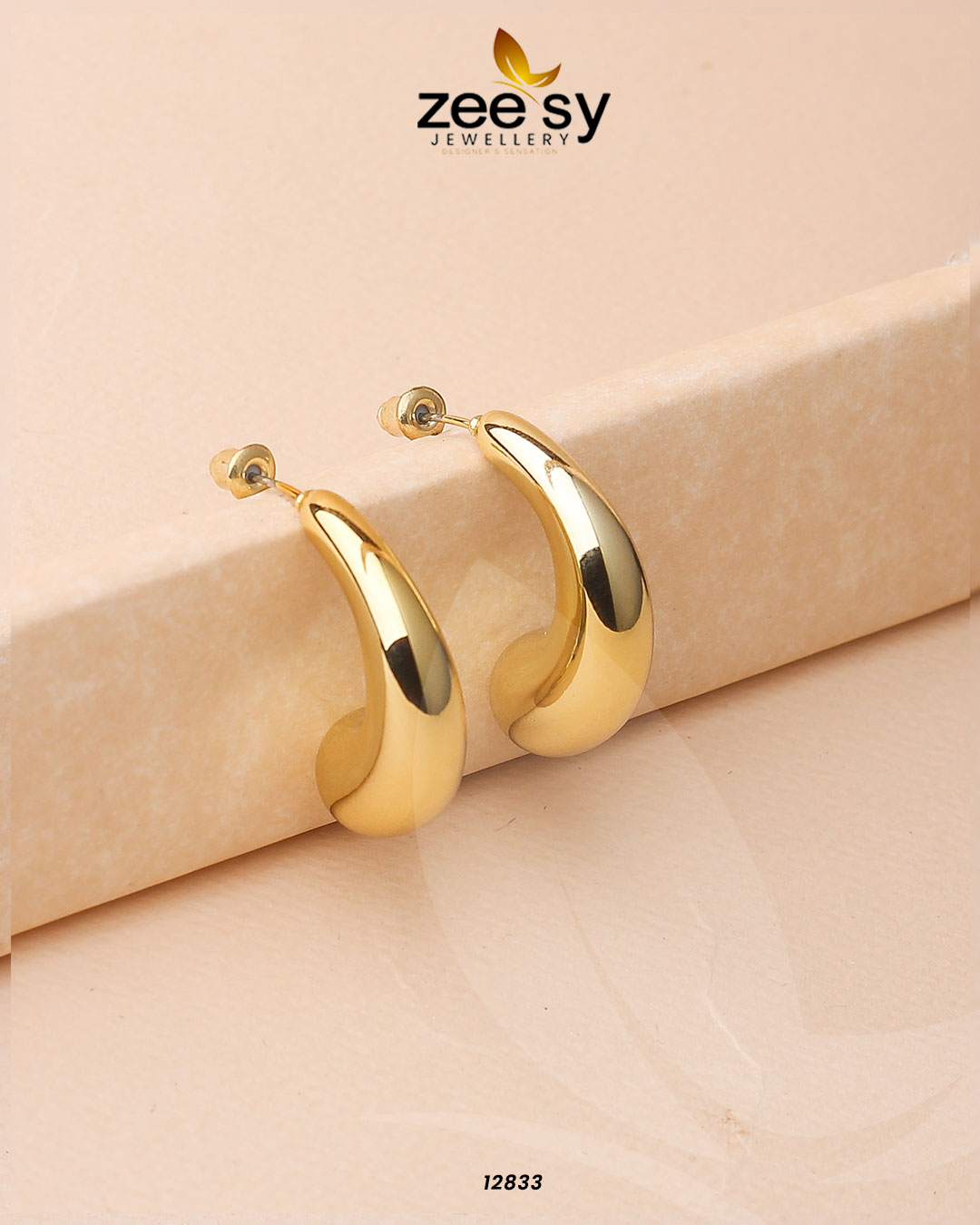 Elysian Earrings - by - Libasekhas UK - Registered Vendor of : Zeesy - 100% Original Designer Dresss