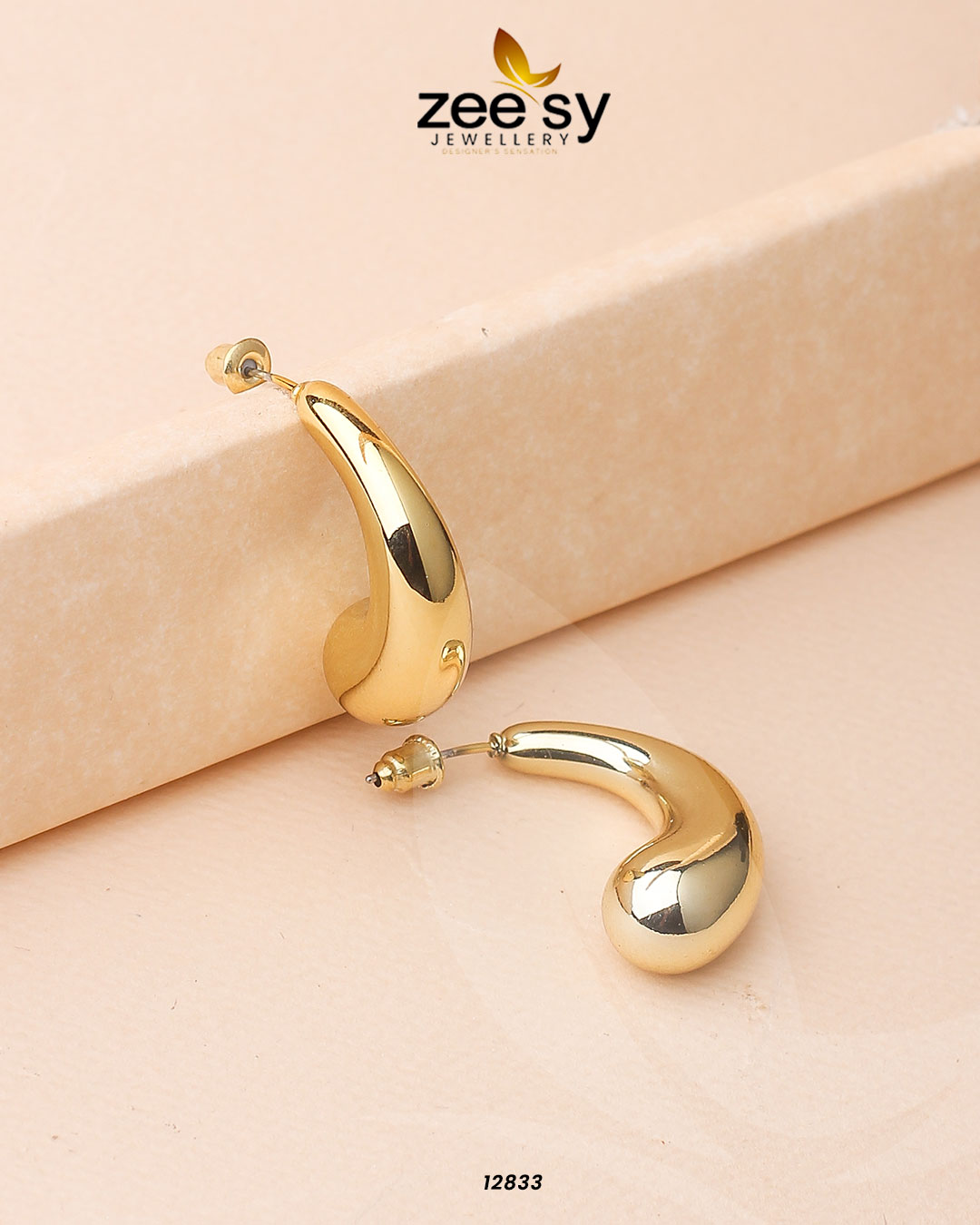 Elysian Earrings - by - Libasekhas UK - Registered Vendor of : Zeesy - 100% Original Designer Dresss
