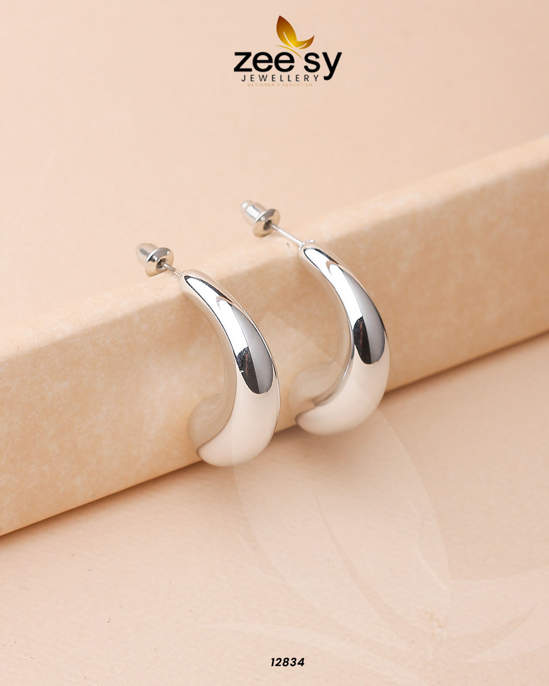 Elysian Earrings - by - Libasekhas UK - Registered Vendor of : Zeesy - 100% Original Designer Dresss