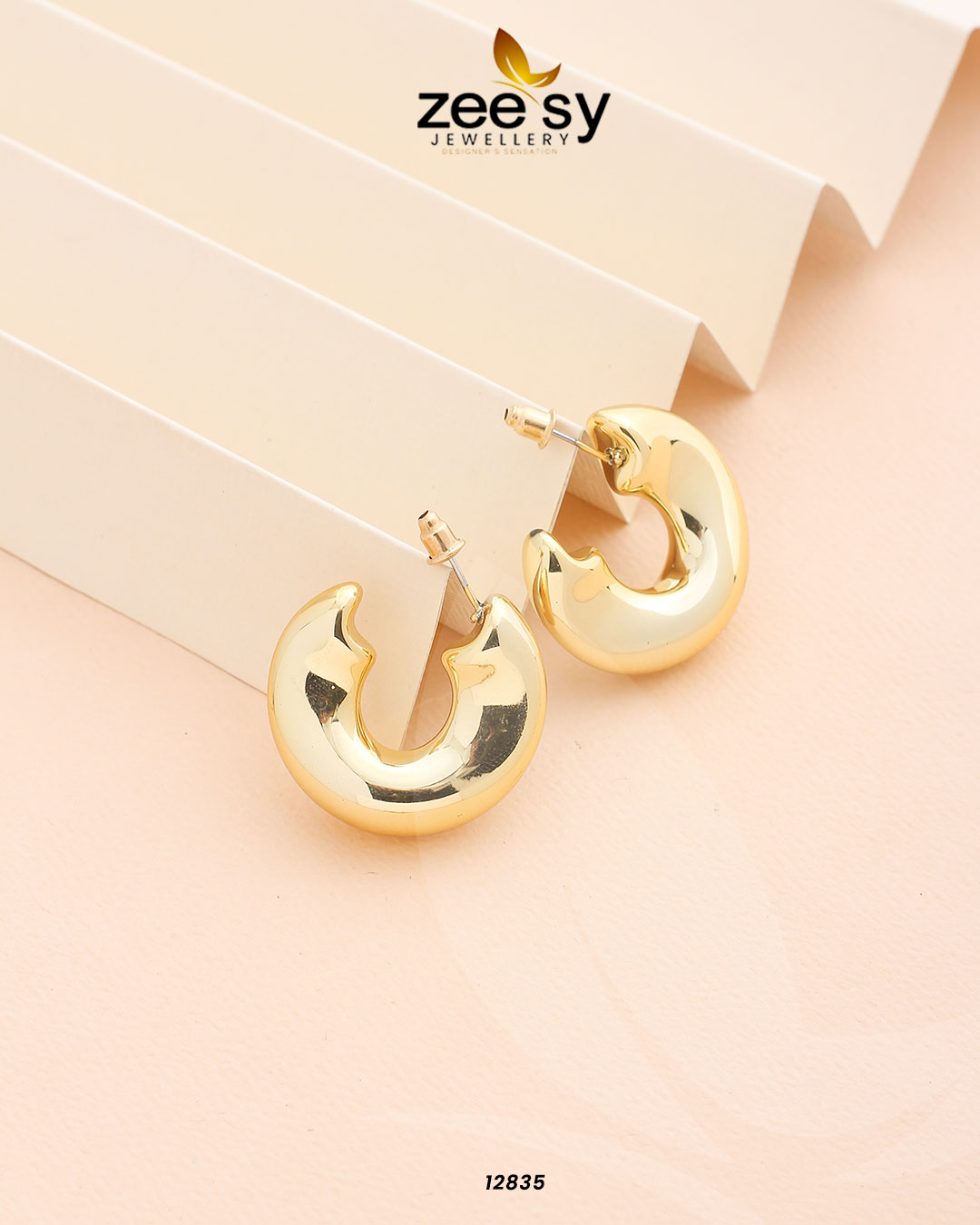 Valentina Earrings - by - Libasekhas UK - Registered Vendor of : Zeesy - 100% Original Designer Dresss