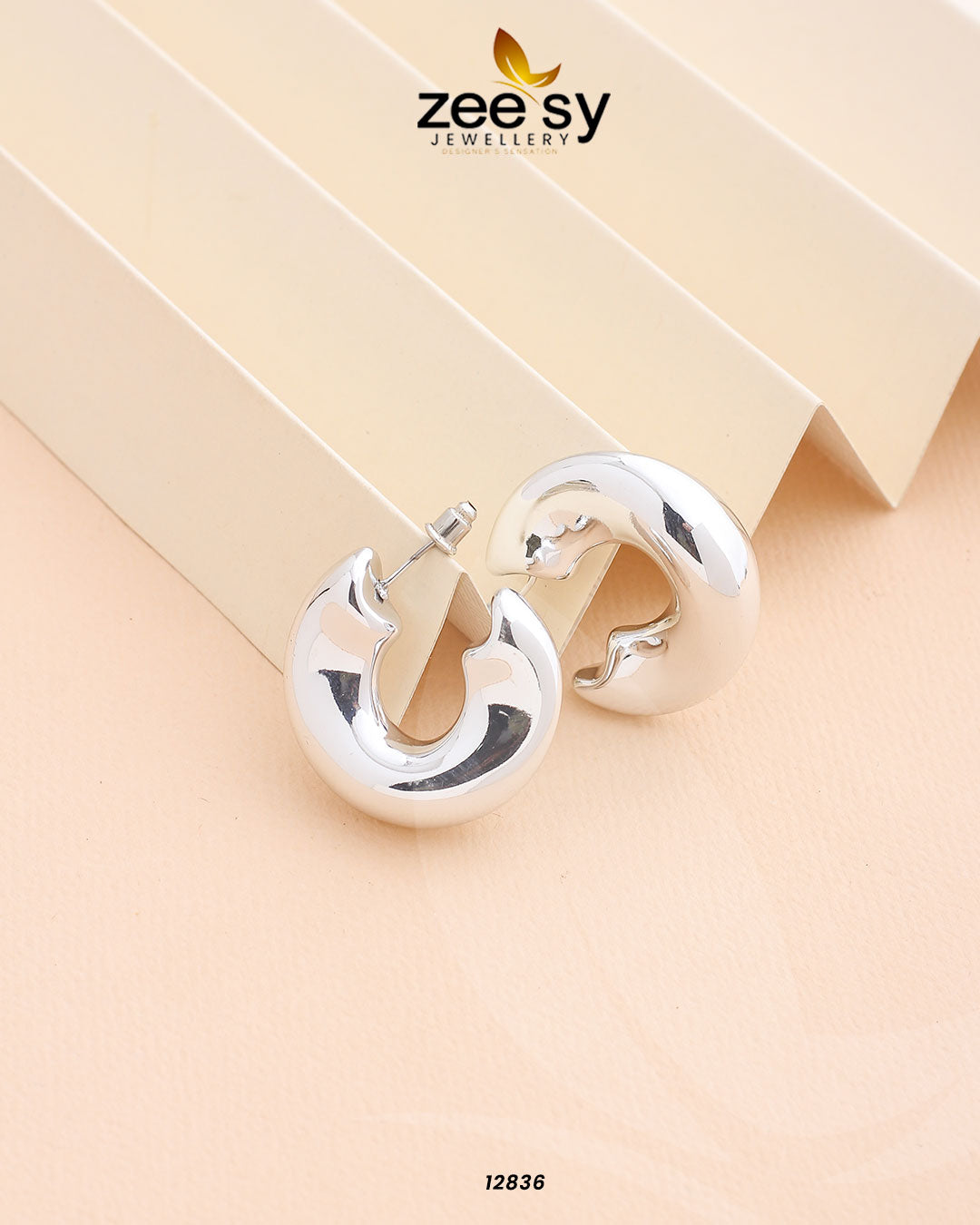 Valentina Earrings - by - Libasekhas UK - Registered Vendor of : Zeesy - 100% Original Designer Dresss