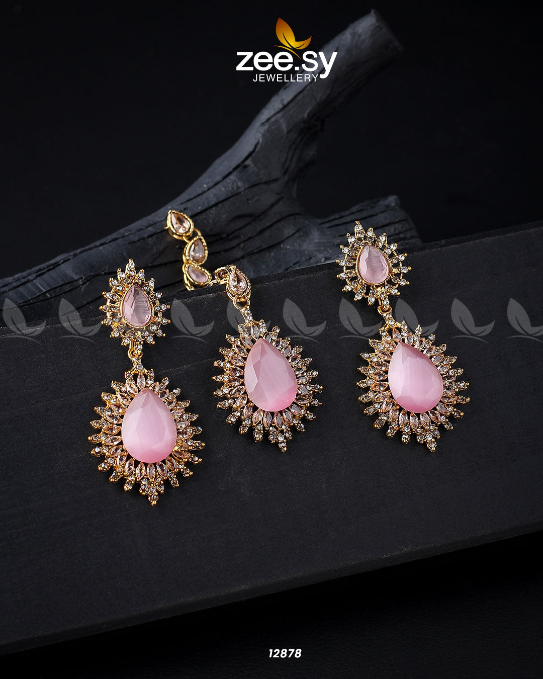 Lupine Earrings - by - Libasekhas UK - Registered Vendor of : Zeesy - 100% Original Designer Dresss