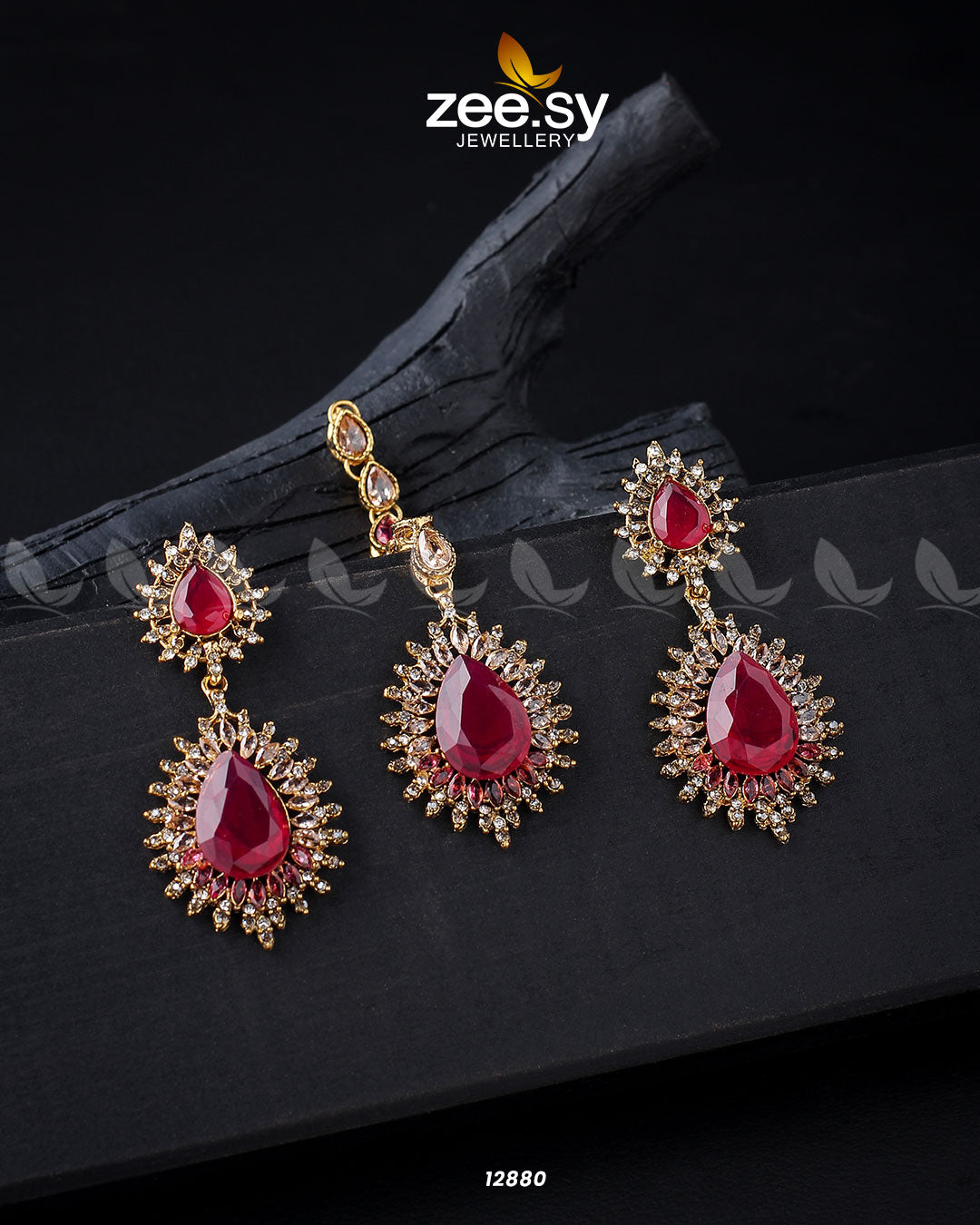 Lupine Earrings - by - Libasekhas UK - Registered Vendor of : Zeesy - 100% Original Designer Dresss