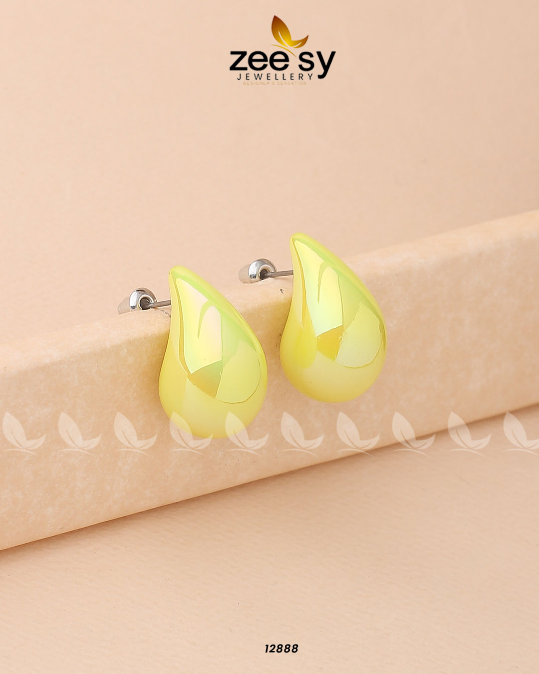 Clarkia Earrings - by - Libasekhas UK - Registered Vendor of : Zeesy - 100% Original Designer Dresss