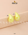Clarkia Earrings - by - Libasekhas UK - Registered Vendor of : Zeesy - 100% Original Designer Dresss
