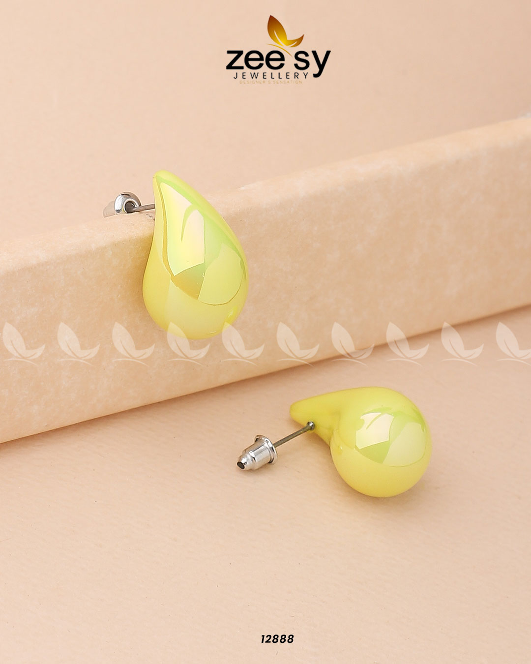 Clarkia Earrings - by - Libasekhas UK - Registered Vendor of : Zeesy - 100% Original Designer Dresss