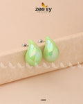 Clarkia Earrings - by - Libasekhas UK - Registered Vendor of : Zeesy - 100% Original Designer Dresss