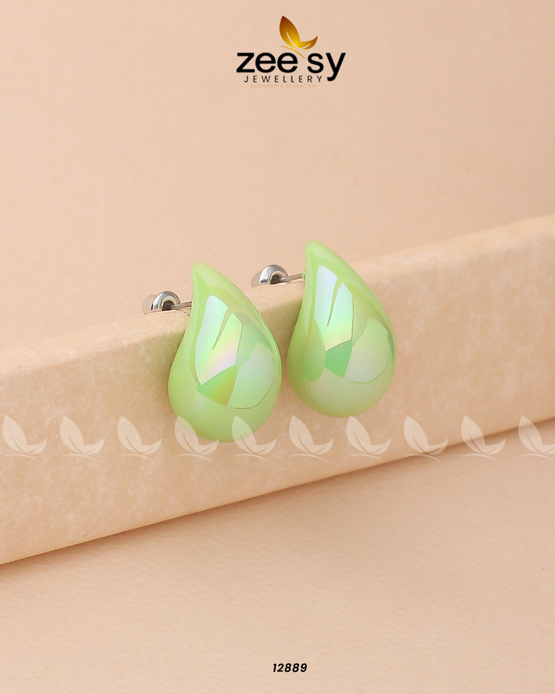 Clarkia Earrings - by - Libasekhas UK - Registered Vendor of : Zeesy - 100% Original Designer Dresss