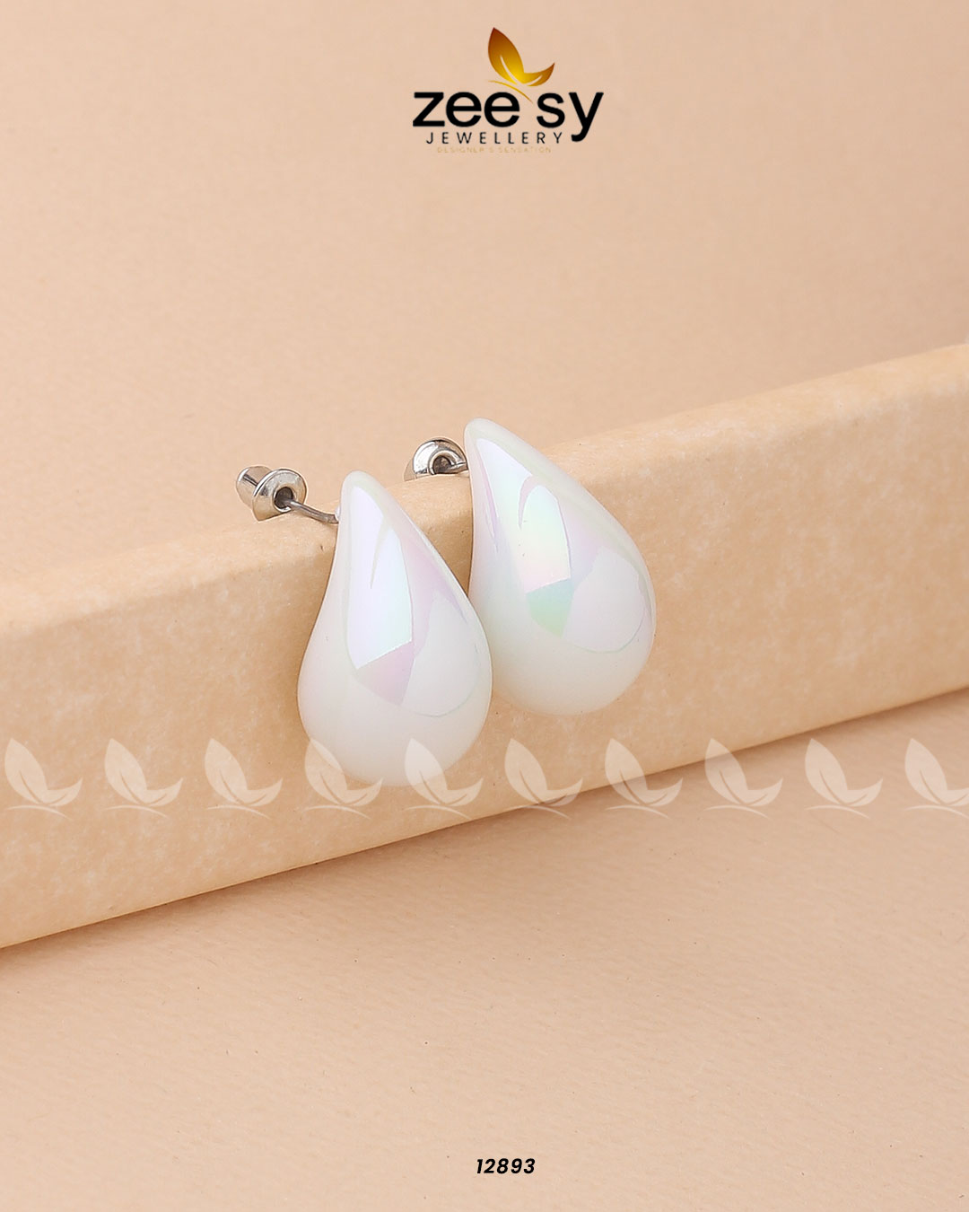 Clarkia Earrings - by - Libasekhas UK - Registered Vendor of : Zeesy - 100% Original Designer Dresss